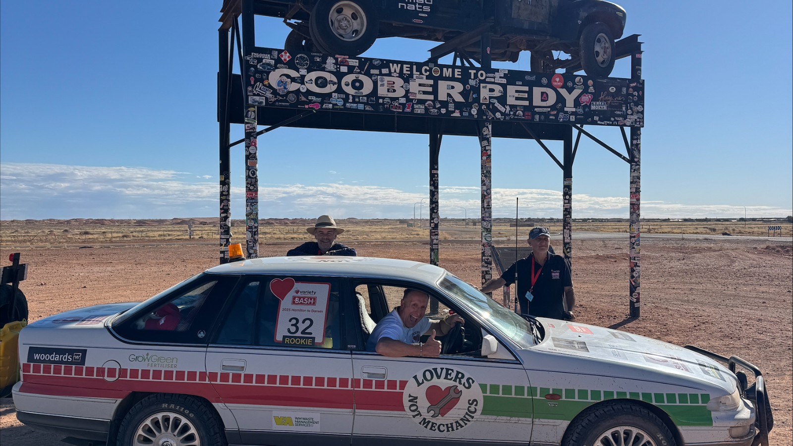 Woodards Executive Chairman takes on 6,000km outback challenge for Variety
