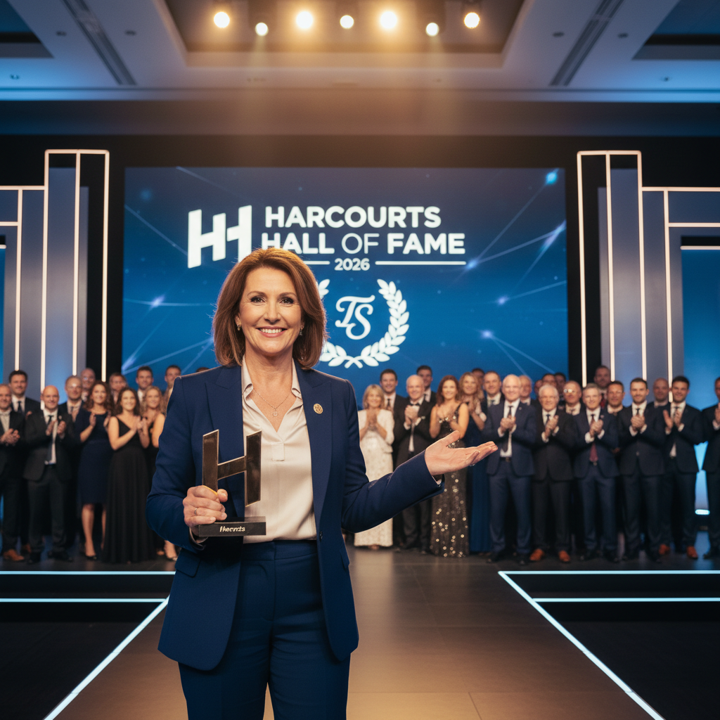 Tina Sander Inducted into Harcourts Hall of Fame at HX 2026