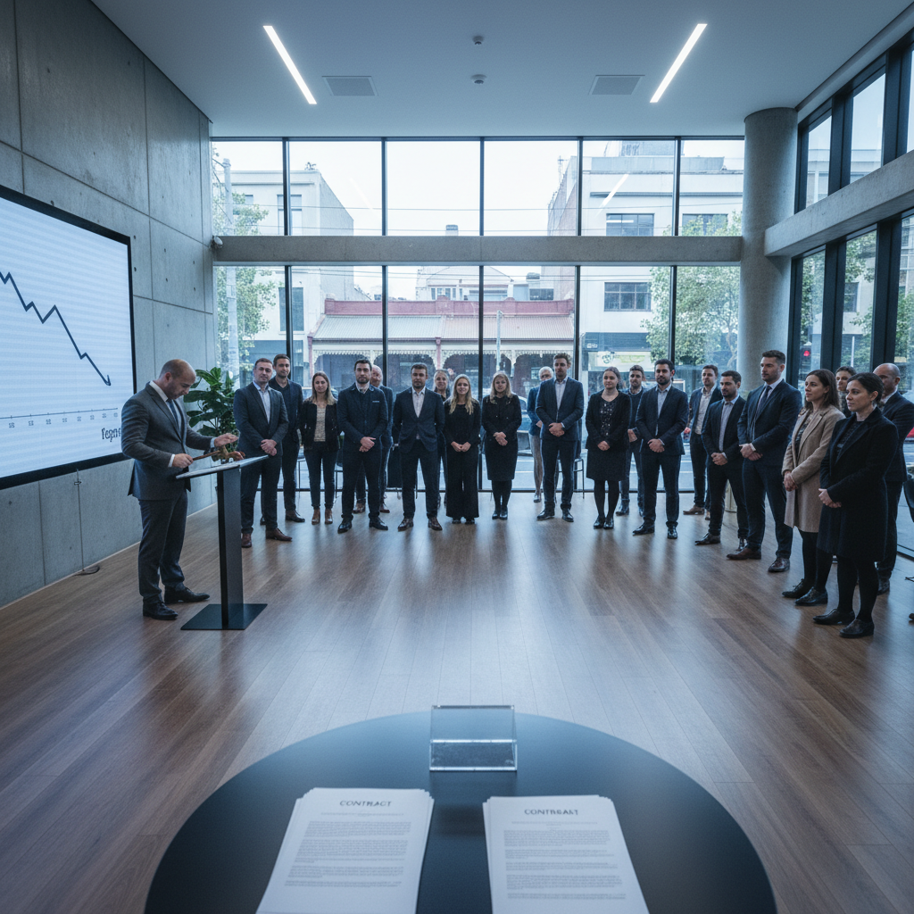 Melbourne auction volumes drop by a third in first week under reserve price rules