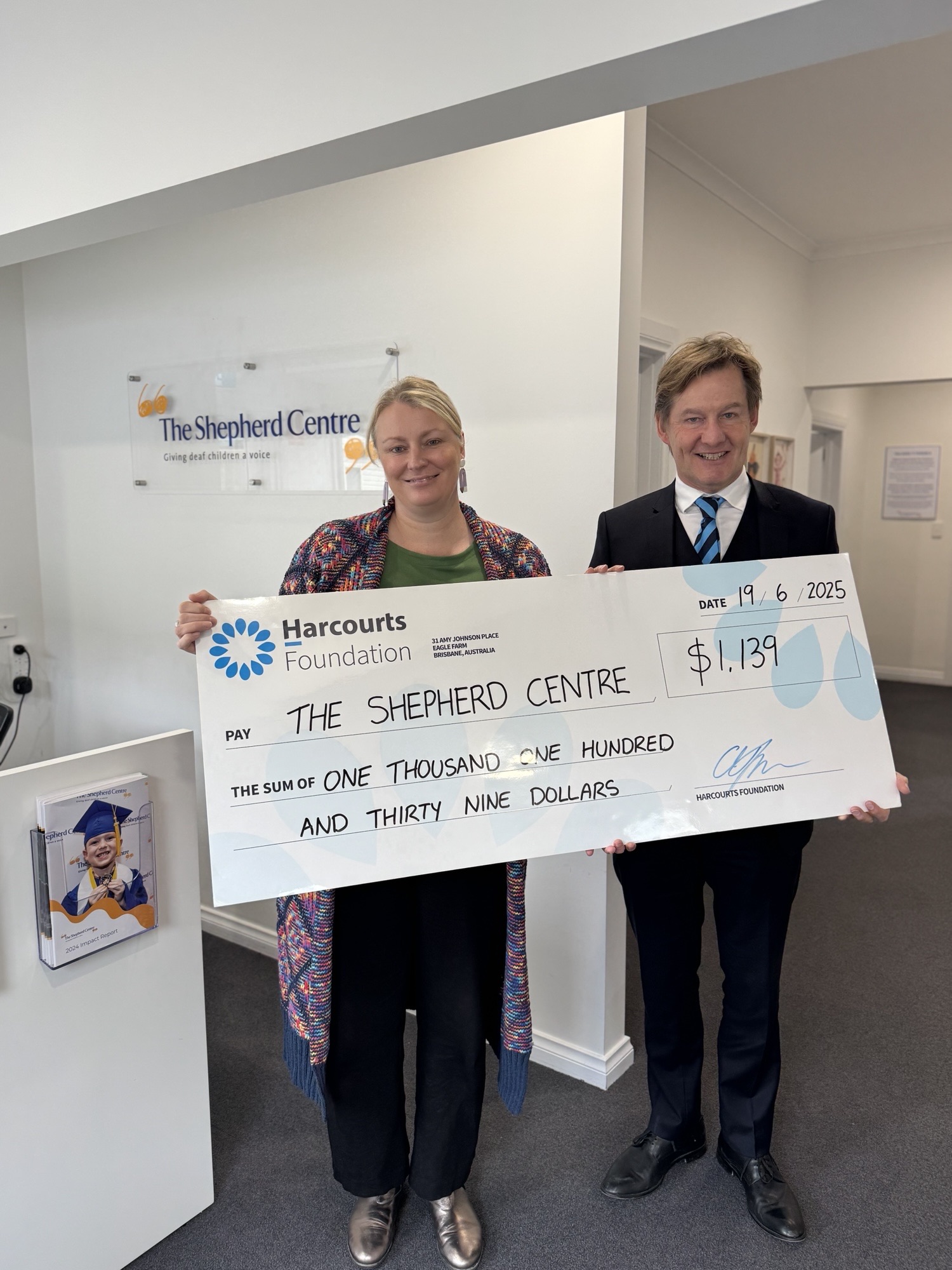 Harcourts Foundation Grants to The Shepherd Centre