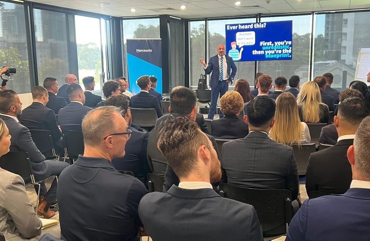 Harcourts Victoria Elevates Real Estate Standards with Industry-Leading Auction Simulation Training