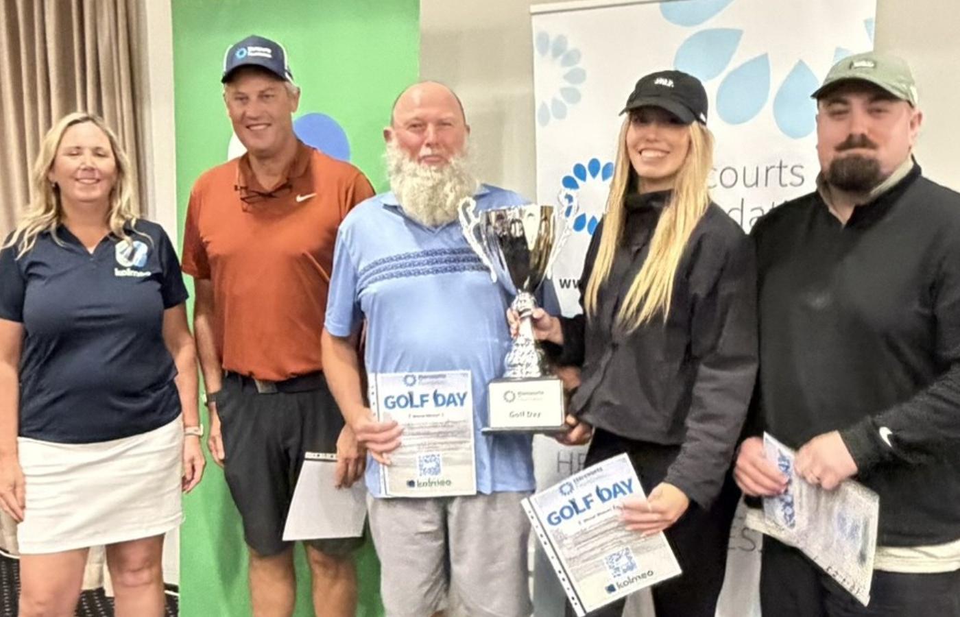 Harcourts and Detector Inspector Team Claim Charity Golf Day Honours as Auction Drives Community Impact