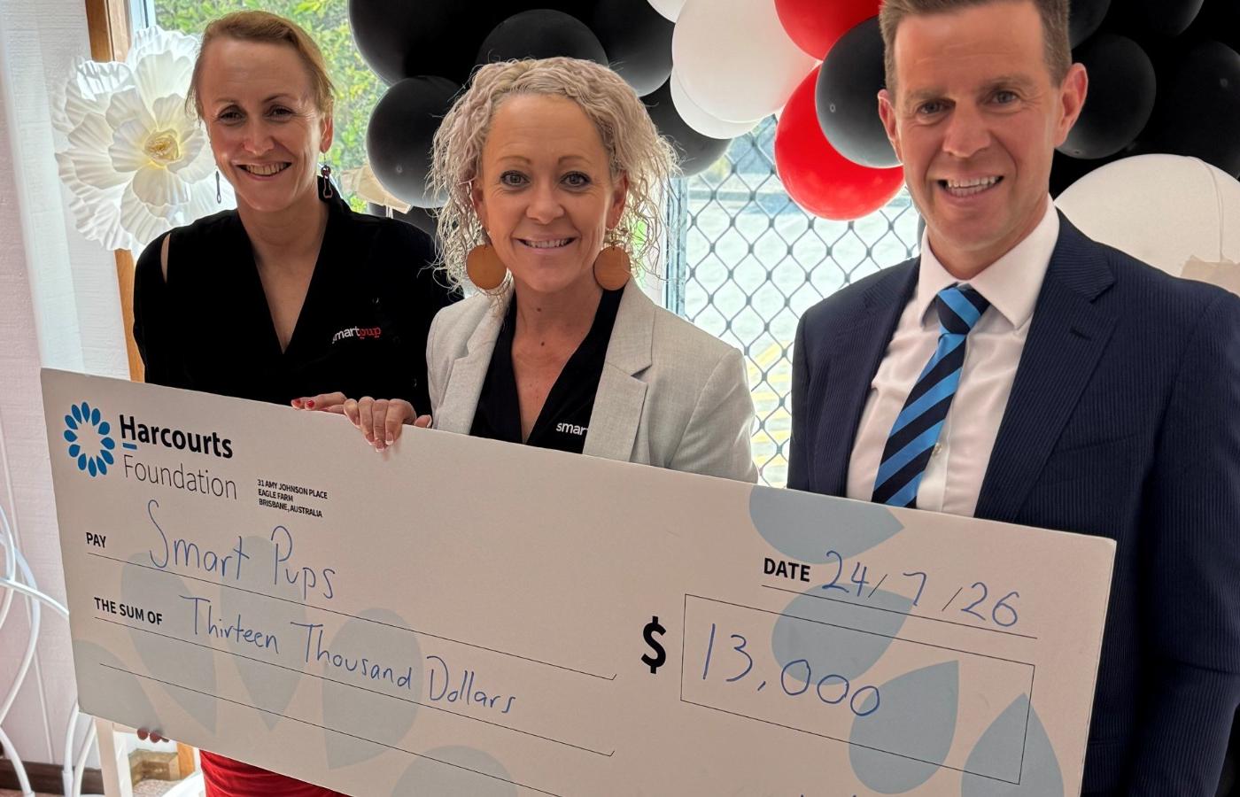 Harcourts Foundation Helps Smart Pups Raise More Than $35,000 for Families in Need