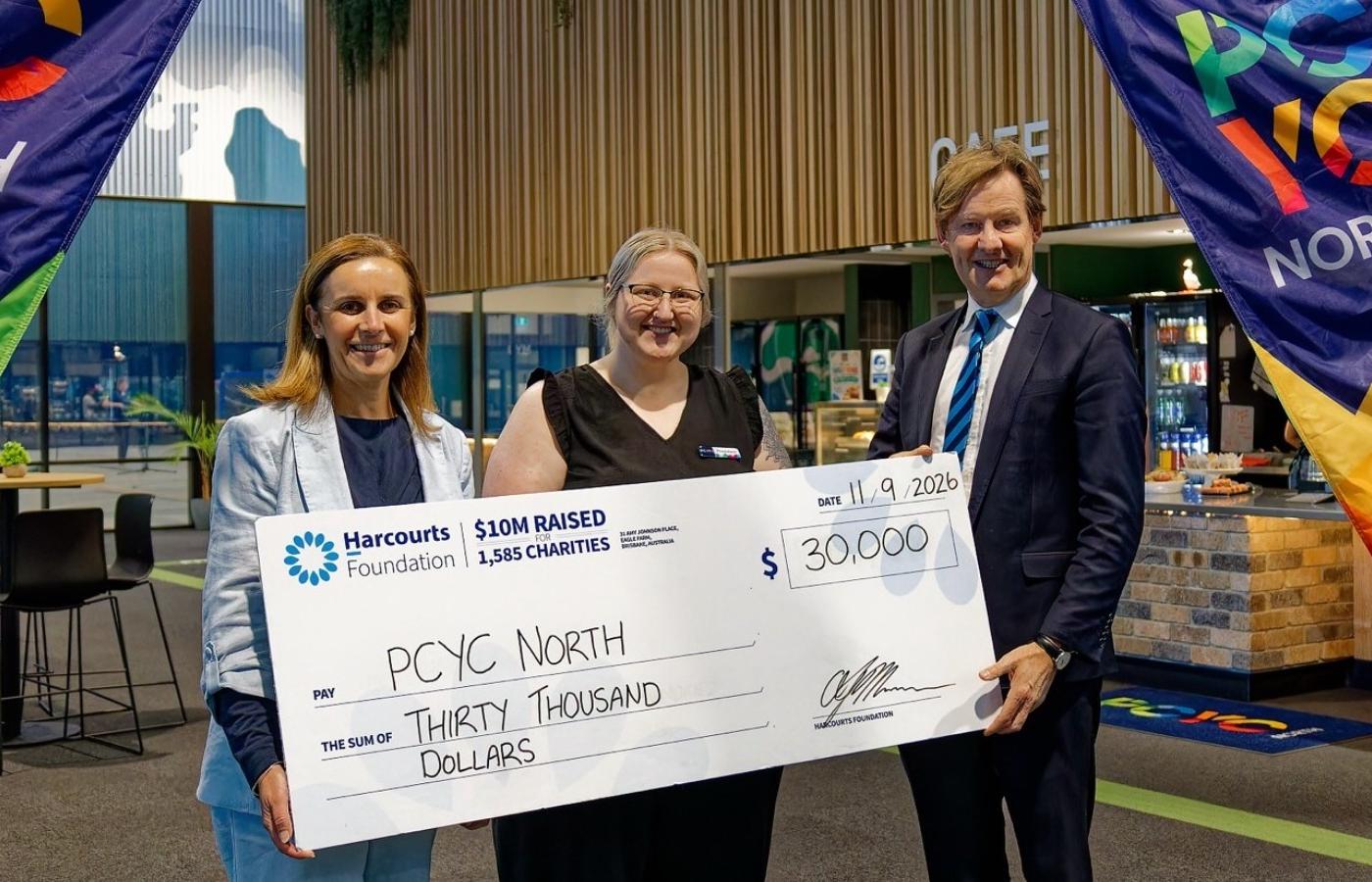 Harcourts Foundation Awards $30,000 Grant to PCYC North