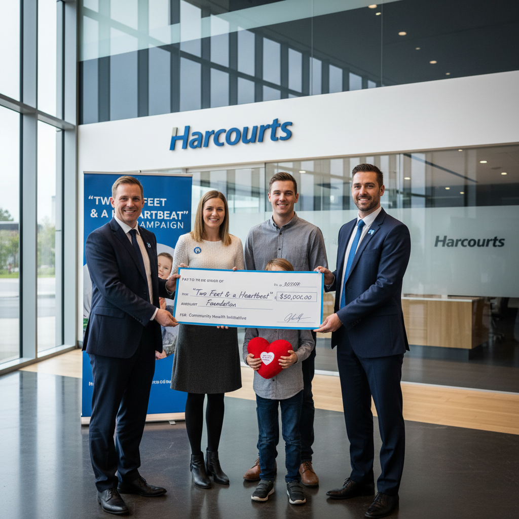 Harcourts Foundation Grant for 'Two Feet & a Heartbeat' Campaign
