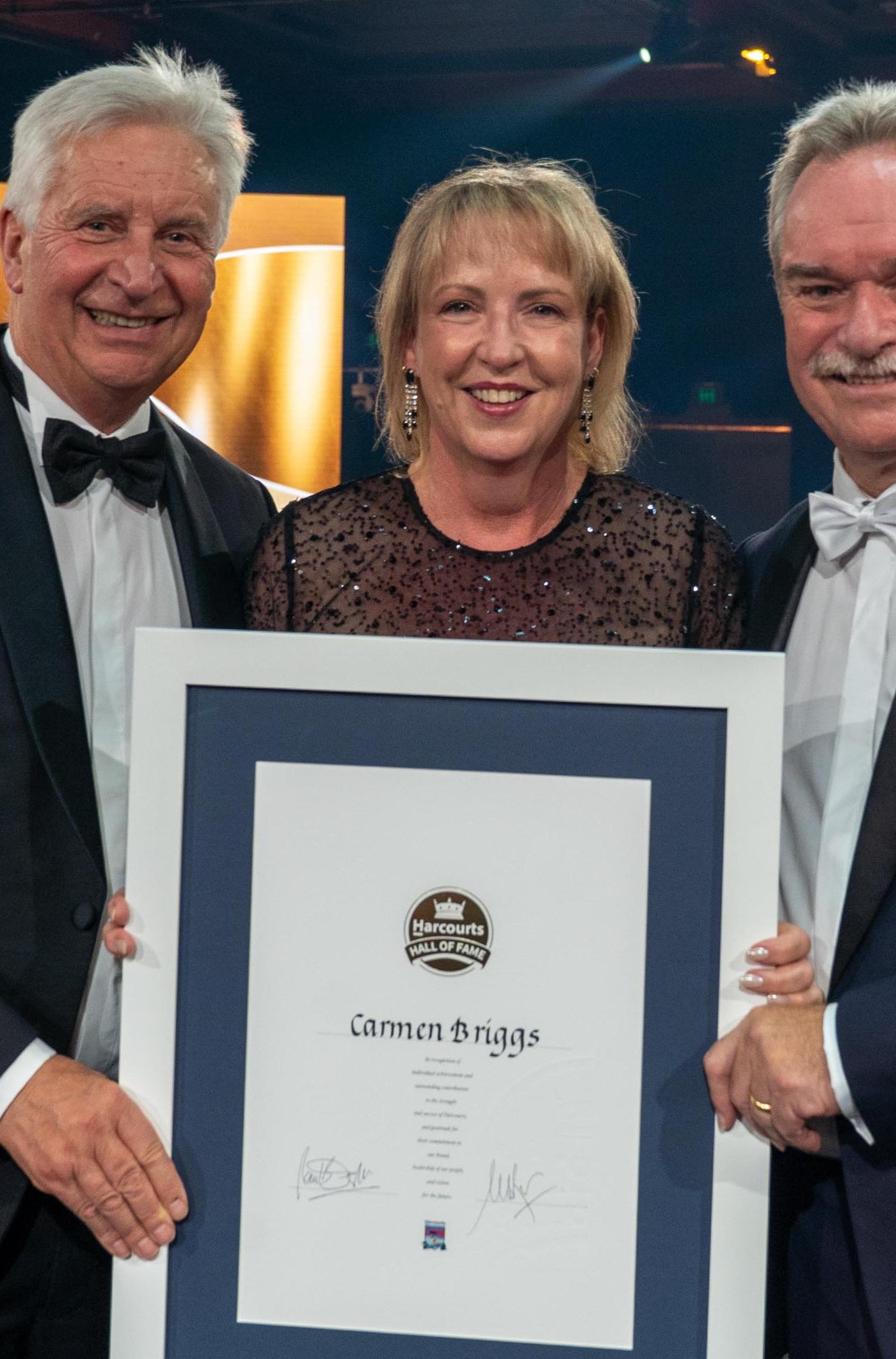 Carmen Briggs Honoured as Harcourts Hall of Fame Inductee at 2025 International Awards