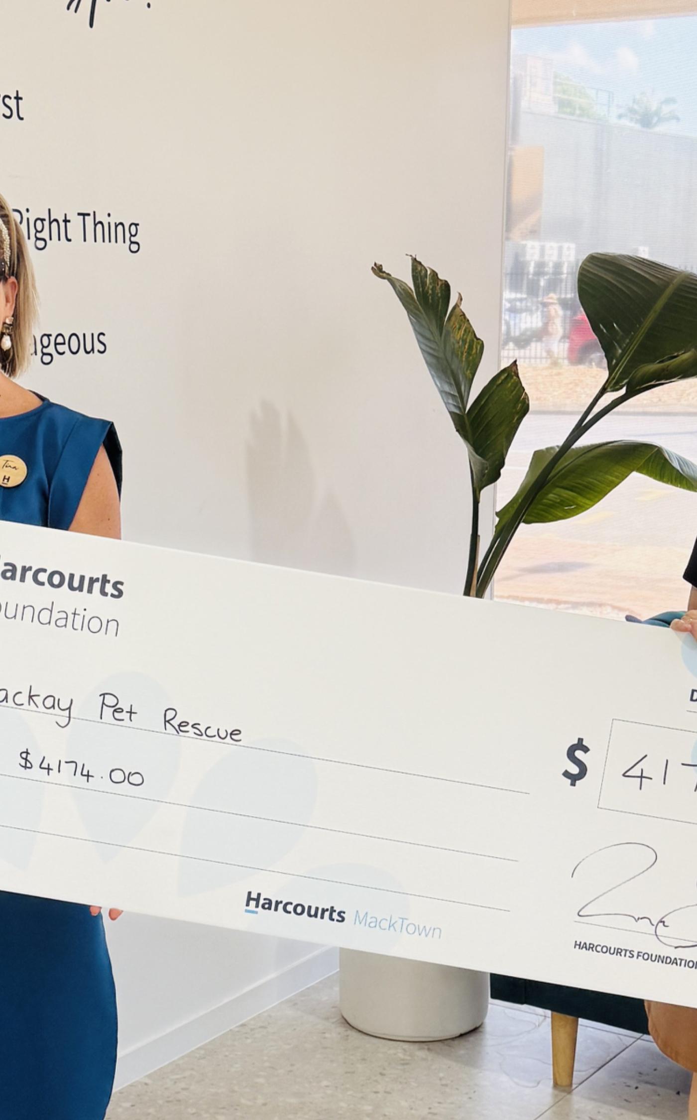 Harcourts MackTown and The Harcourts Foundation Paw-tner Up with Mackay Pet Rescue