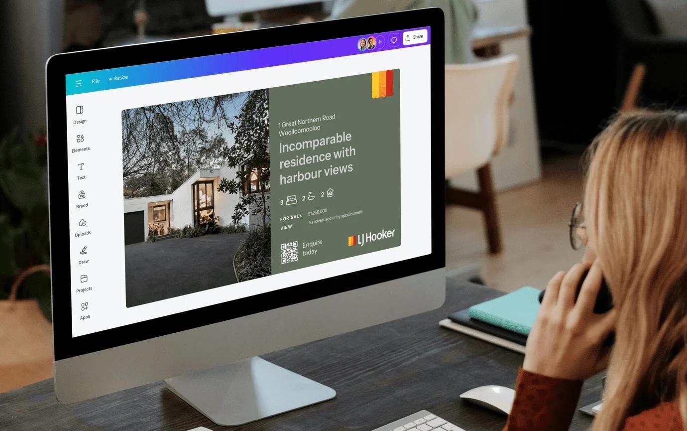 LJ Hooker’s Canva-Driven Shake-Up: Real Estate Branding, Rewritten