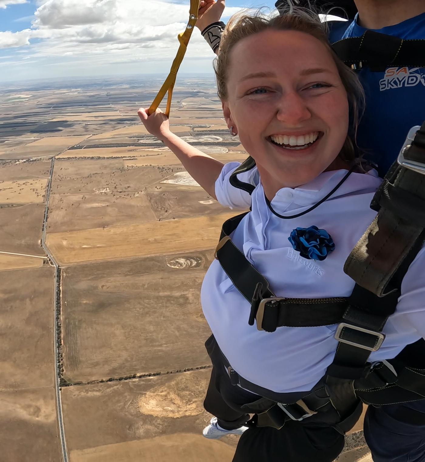Leap Of Faith! - Heather Edwards Skydives to Raise Funds for Children’s Charity